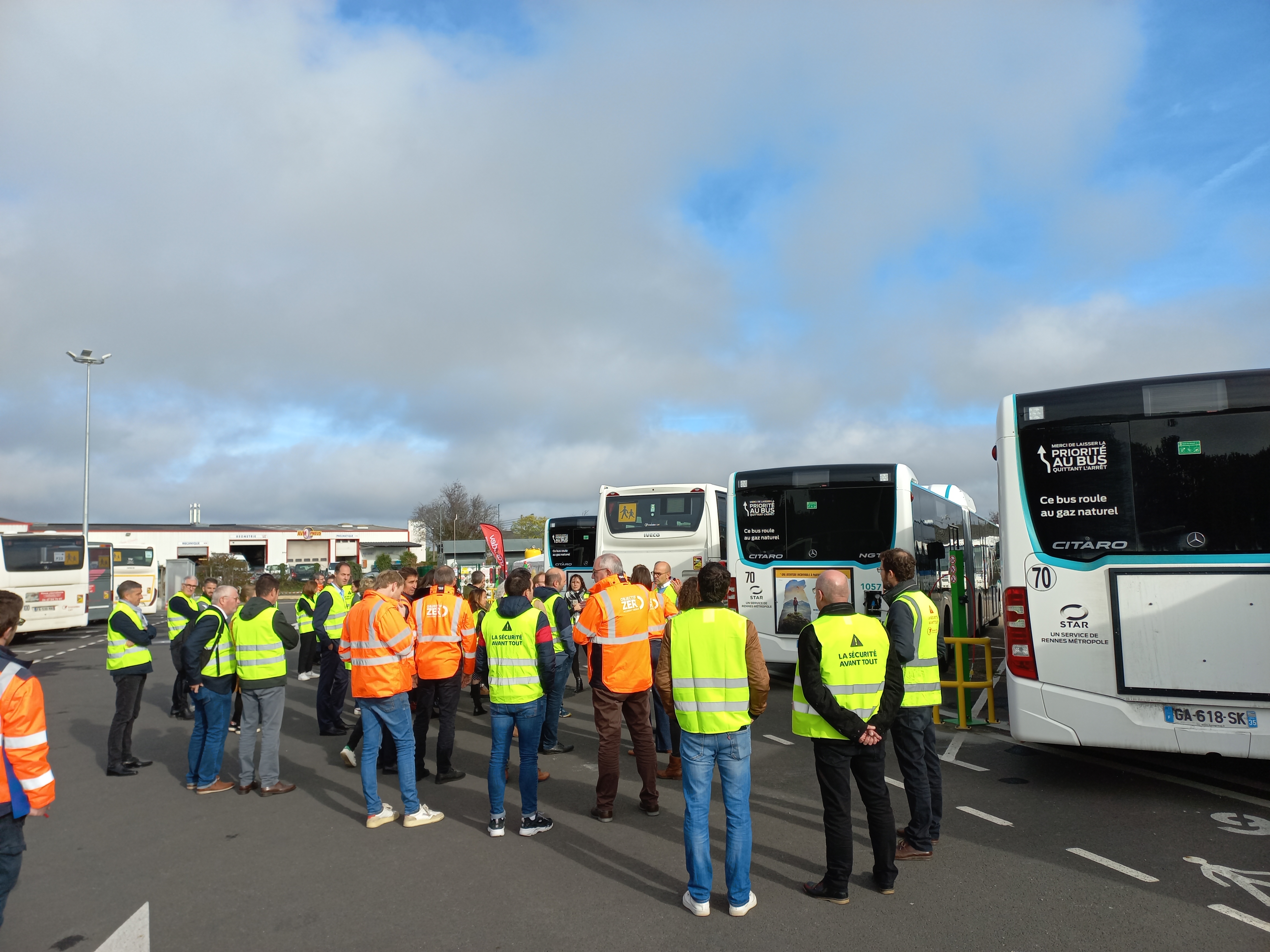 Transdev CAT a inauguré sa nouvelle station de recharge BIOGNV à Rennes ...